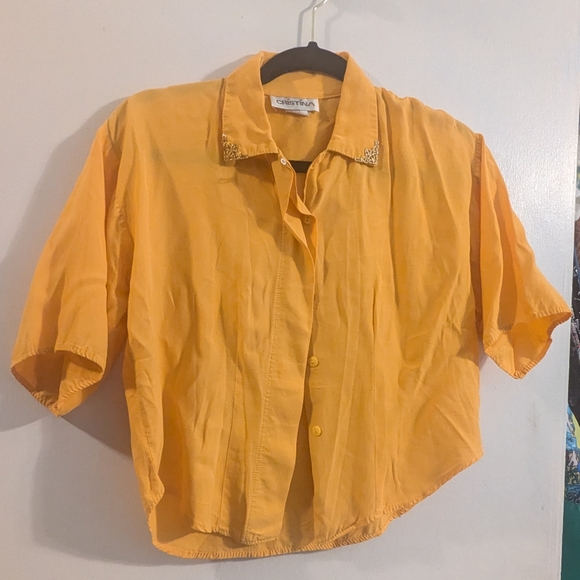 Vintage Crop Button-up - Picture 1 of 8